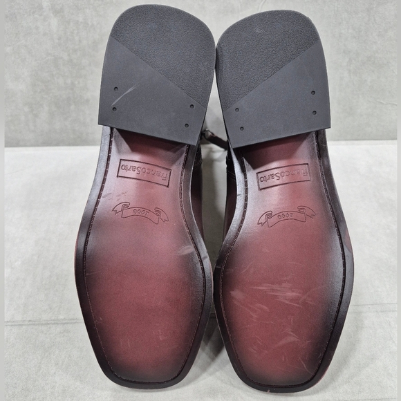 Franco Sarto Gracelyn ankle boots women's 8.5 dark brown soft leather side zip - Picture 10 of 15